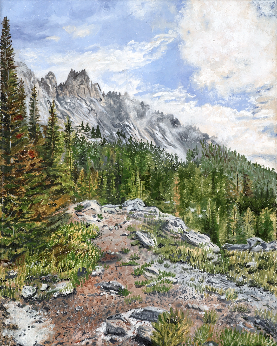 Sawtooth Mountains Print