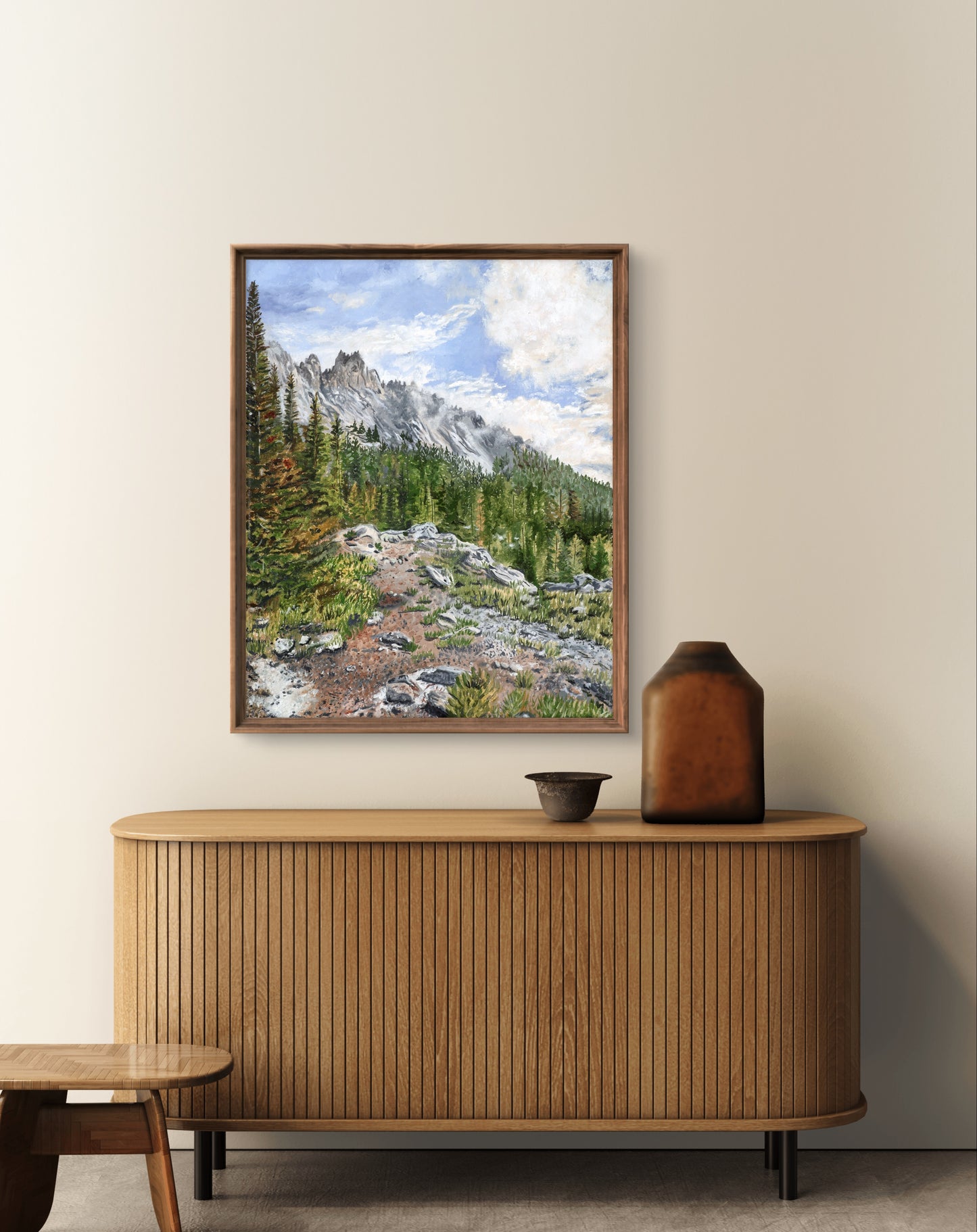 Sawtooth Mountains Print